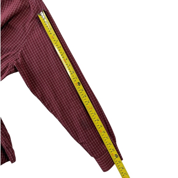 Vintage Polo RalphLauren Blake Button Down Shirt Men 16 Red White Plaid Pony 90s - Picture 10 of 11